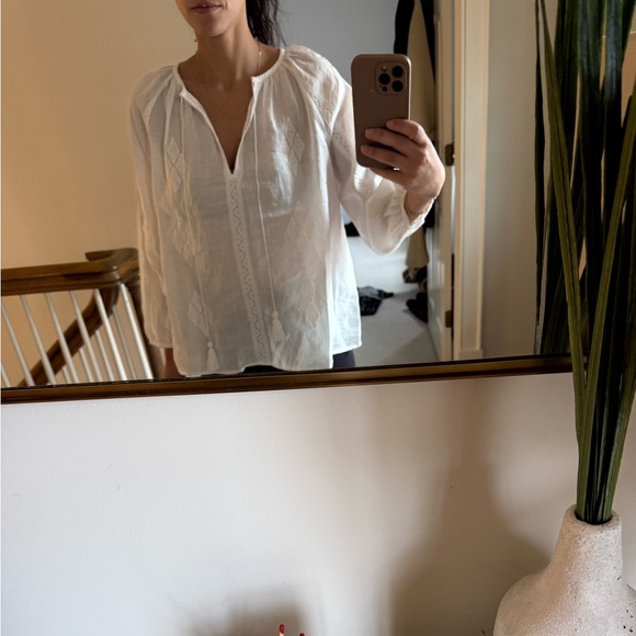 Nili Lotan Cristo Embroidered Blouse - Picture 12 of 13